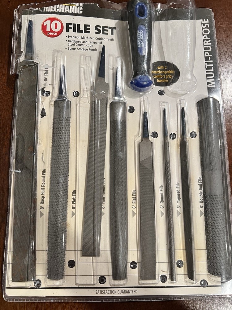 Master Mechanic 9-Pc. File Set with Pouch - 527721