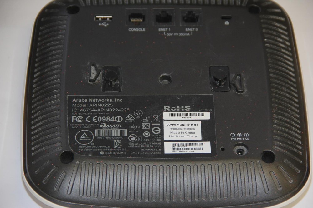 ARUBA NETWORKS APIN0225 Wireless Access Point