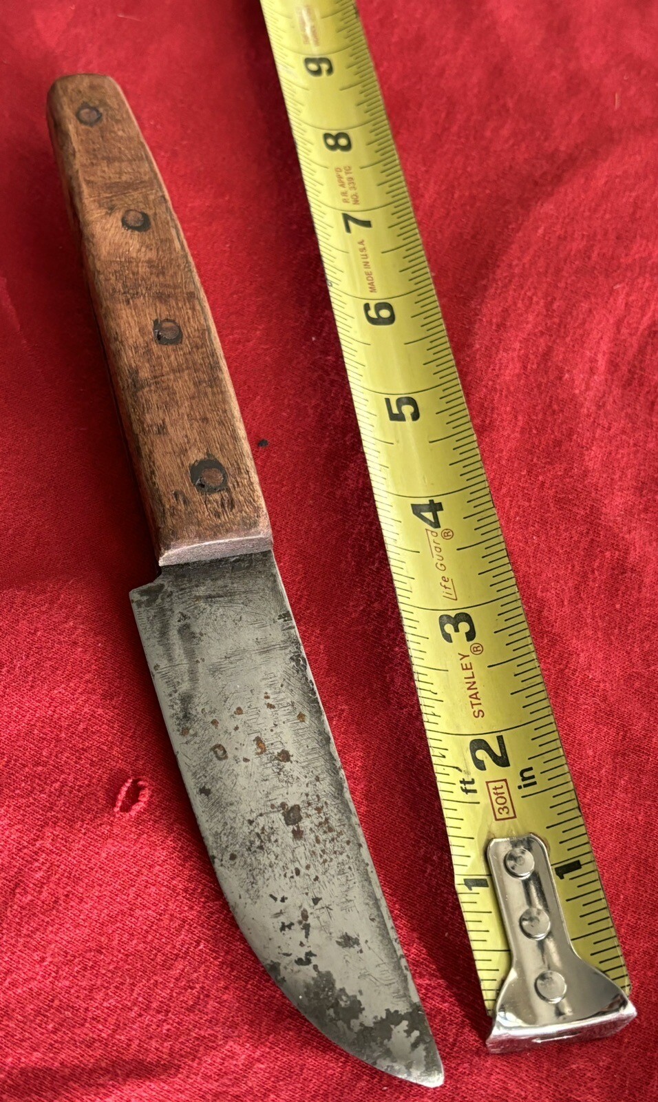 STACEY BROTHERS - CIVIL WAR ERA SHEFFIELD 1800’S - CUT DOWN KNIFE - ANTIQUE