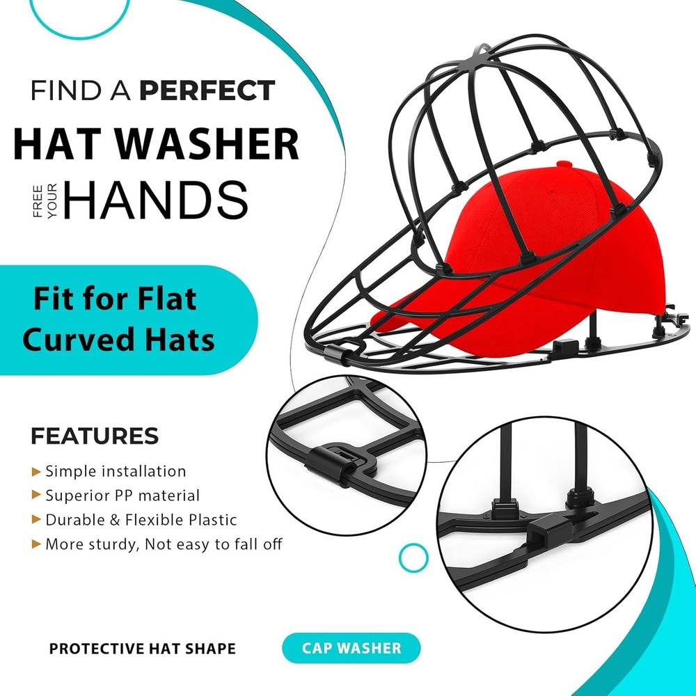 Baseball Cap Washer Cage HAT Protector Frame