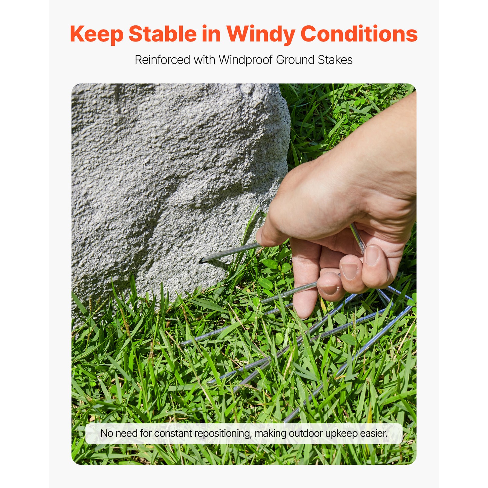 Uimoso Artificial Landscape Rock Cover Outdoor Well Pumps Realistic Grey Boulder