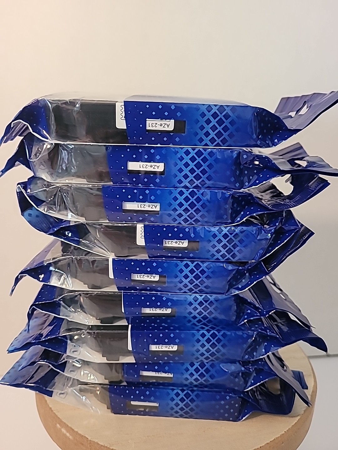 9 Tape Cassette Laminated 12MM Black On White Tapes AZE-231 Printer Brand New