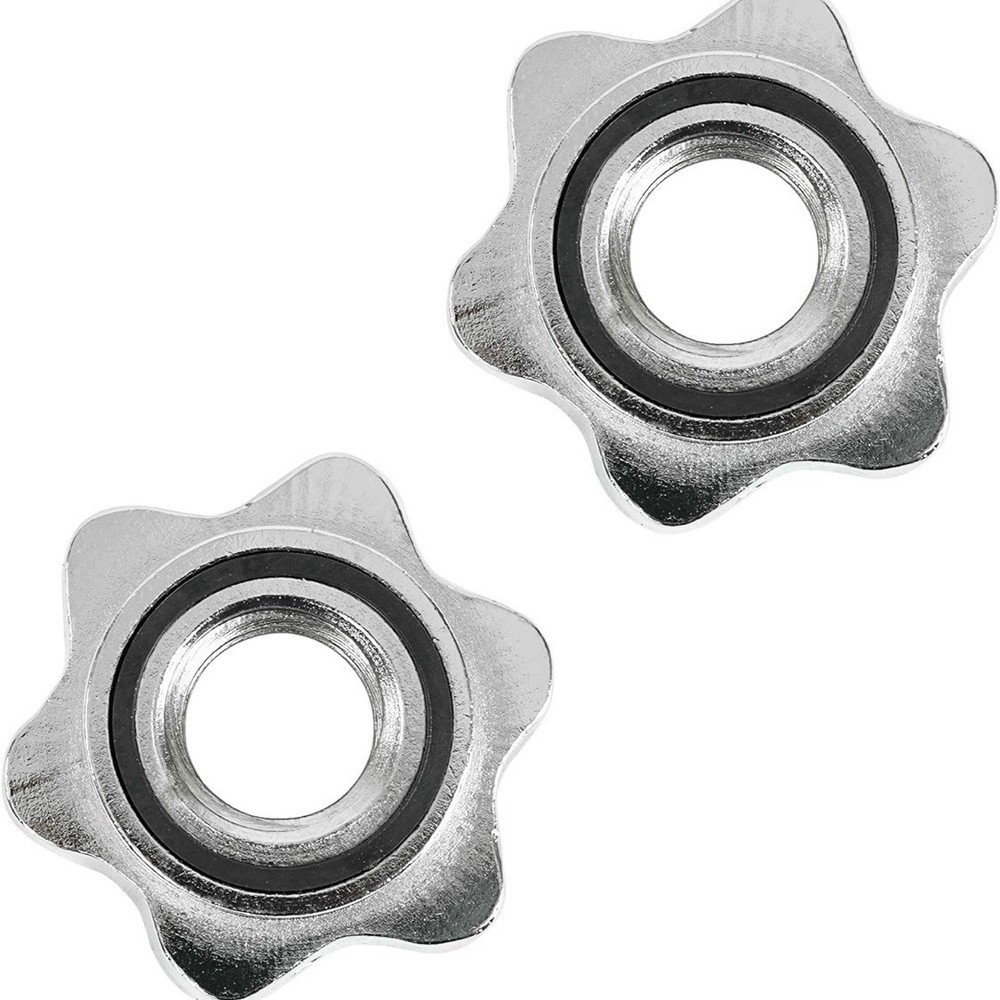 60-Inch Chrome Threaded Barbell Bar 1 Inch Diameter
