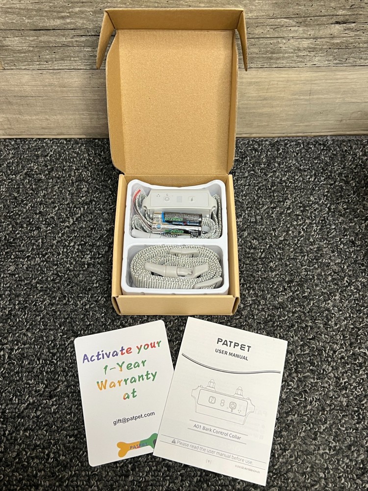 Patpet Smart Training Device A01 Bark Control Collar Small-Medium Size