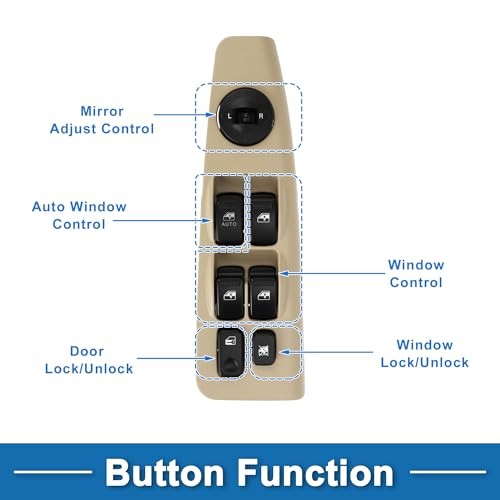Power Window Switch Front Left Driver Side Window Control Switch for Kia