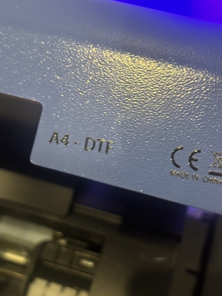 MZK Dtf Printer A4 Size Blue Fabric Transfer Direct Printer Only Untested