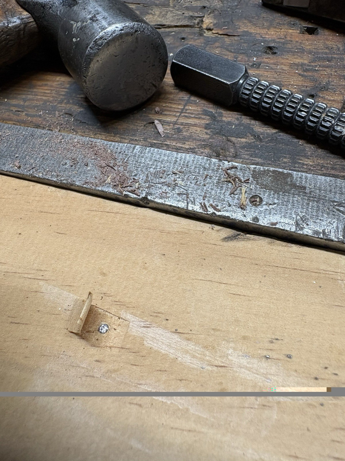 Stanley No 96 Blind Nailer w/ chisel gauge RARE tool