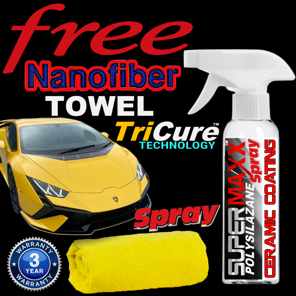 POLYSILAZANE CERAMIC CAR COATING ADVANCED TRICURE TECHNOLOGY PAINT PROTECTION