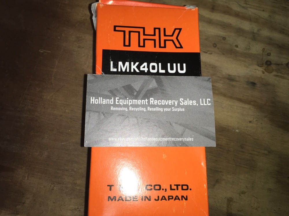 THK 40mm compact flanged double linear bushing, NIB