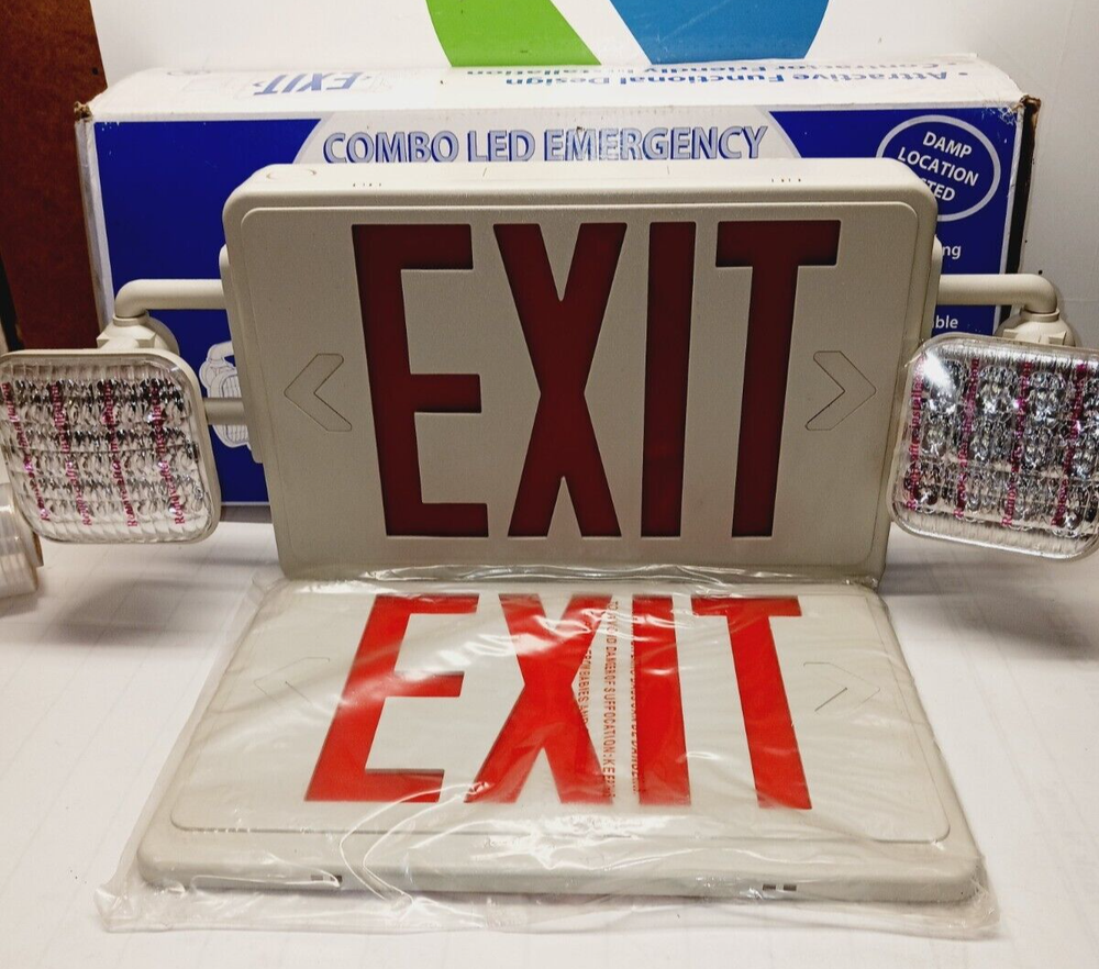 NEW COMBO LED EMERGENCY LIGHTING FIXTURE
