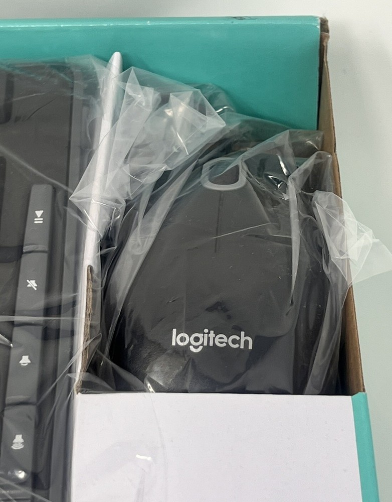 Logitech MK200 Media Full Size Keyboard + Mouse. Open Box