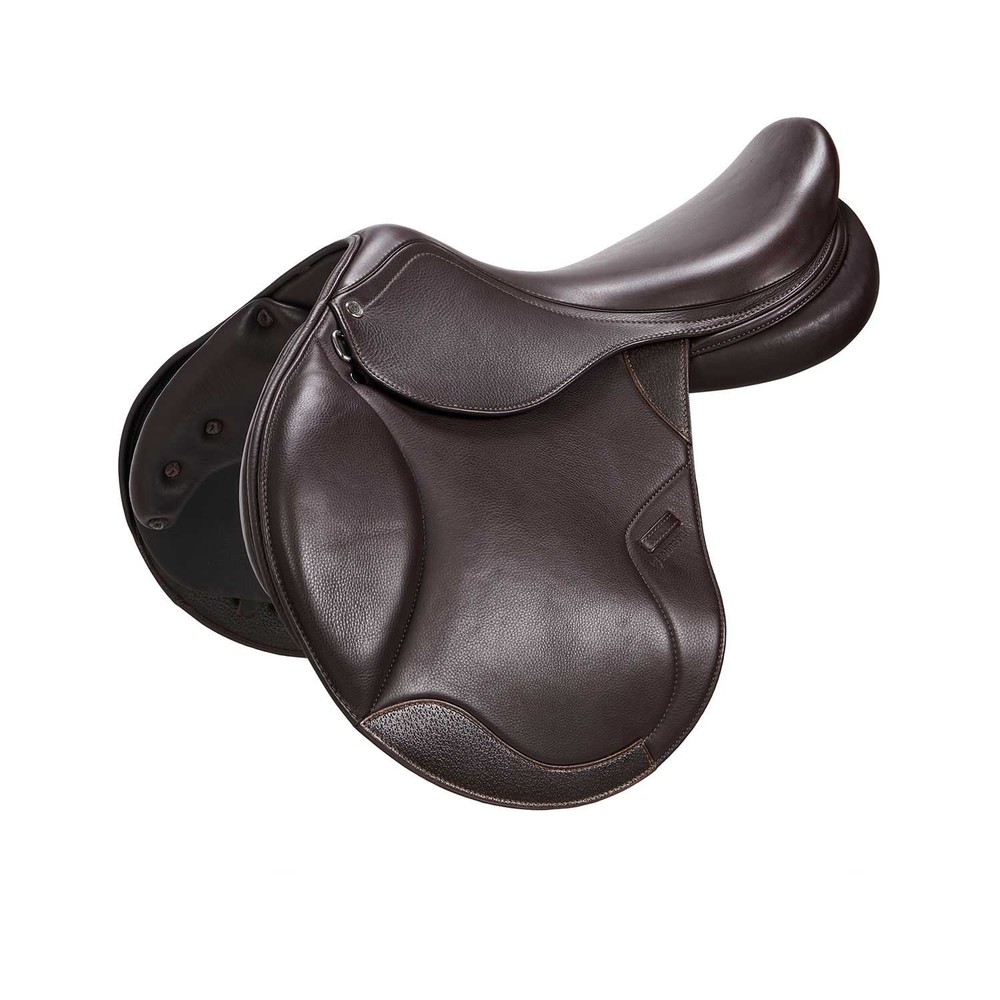 Meredith Double Leather Jump Saddle 16.5"