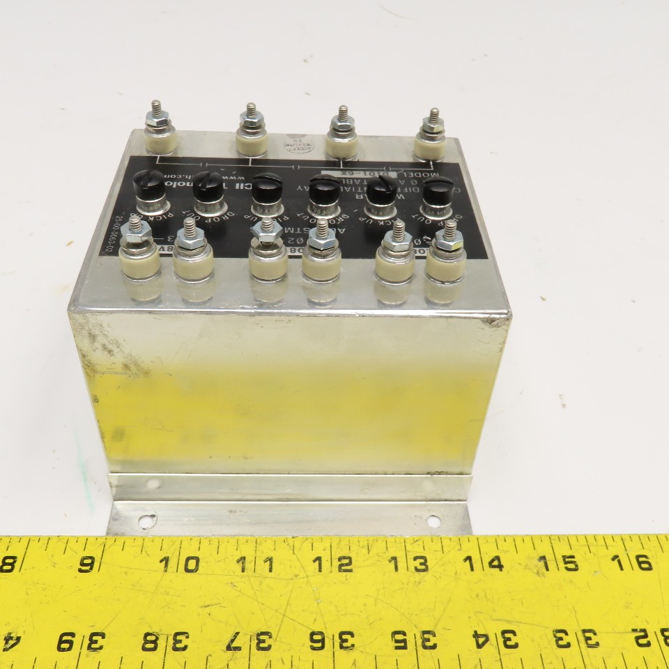 CII Tech Wilmer D101-6X Close Differential Relay 3Ph Adjustable 208V