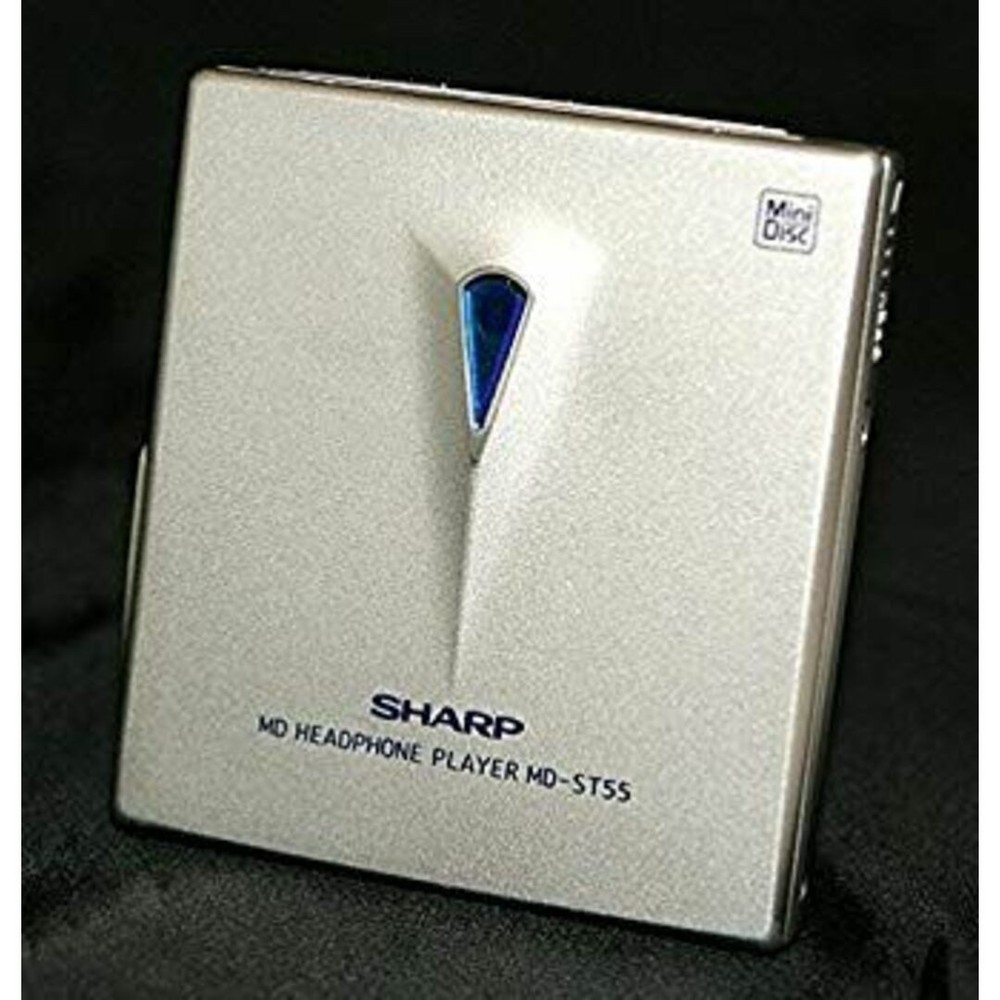 Used SHARP MD-ST55-S Portable MD Player – Compact Design