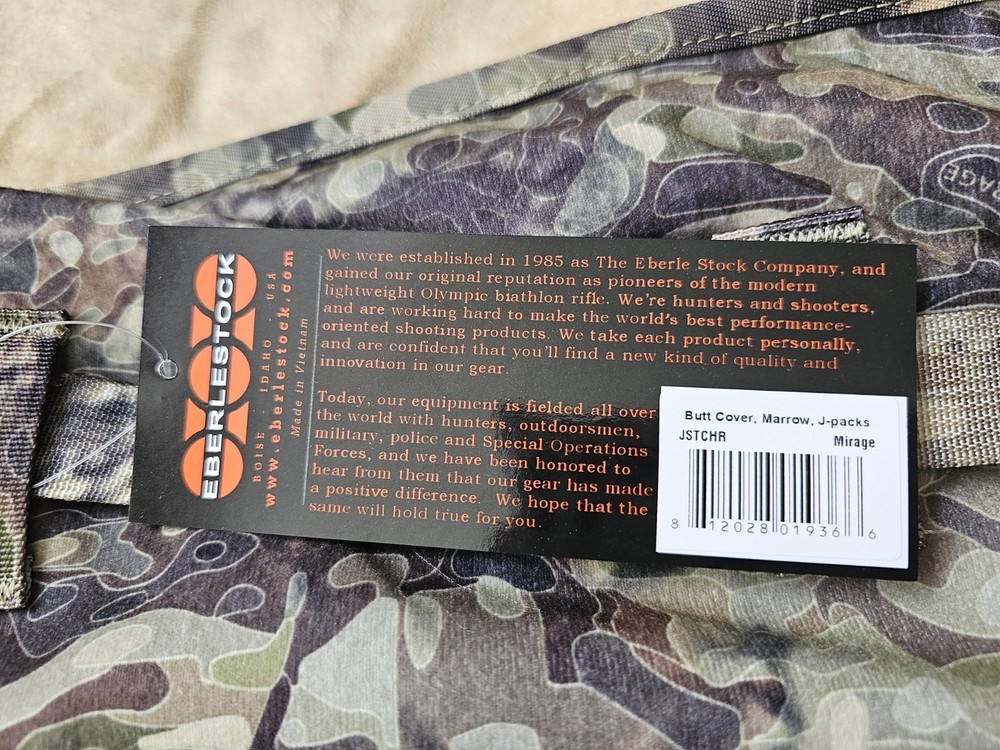 Eberlestock Bolt Action Scabbard and Butt Cover. Both NWT.