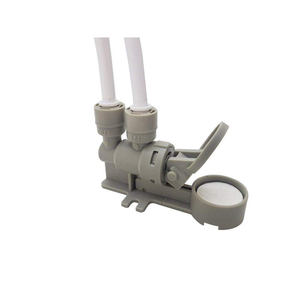 Grey Filter System Leak Detector. 1/4" Quick Connect. Open design. 2 Sponges