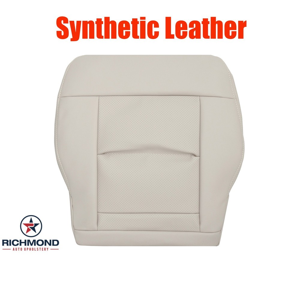 2015 2016 Benz E-Class - Driver Side Bottom Replacement Leather Seat Cover Tan