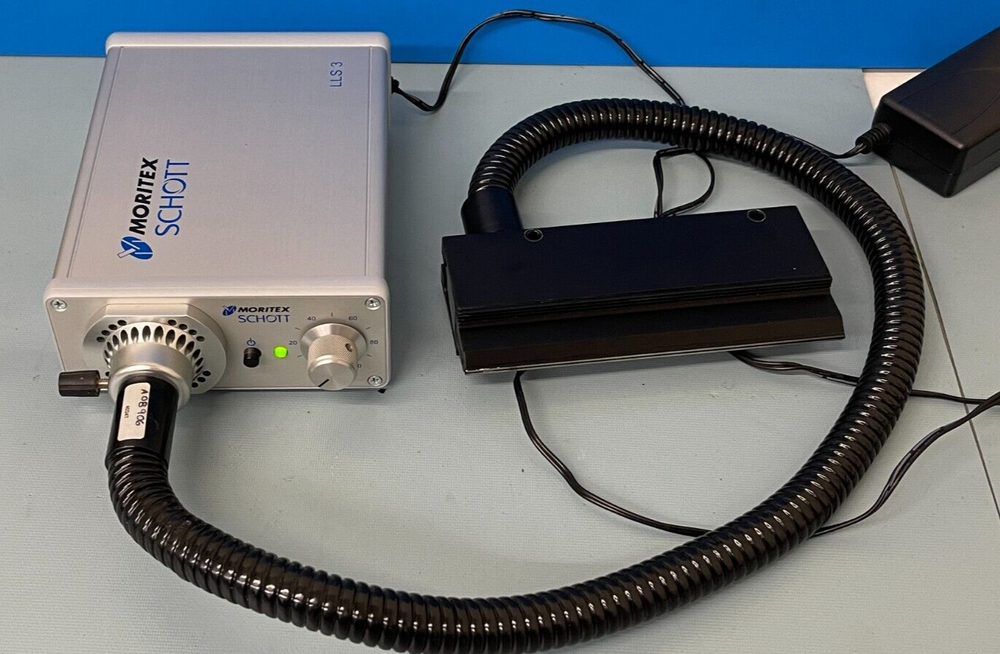 Moritex Schott LLS3 A20970.1/6000/EU LED Light Source Illuminator W/ A08906
