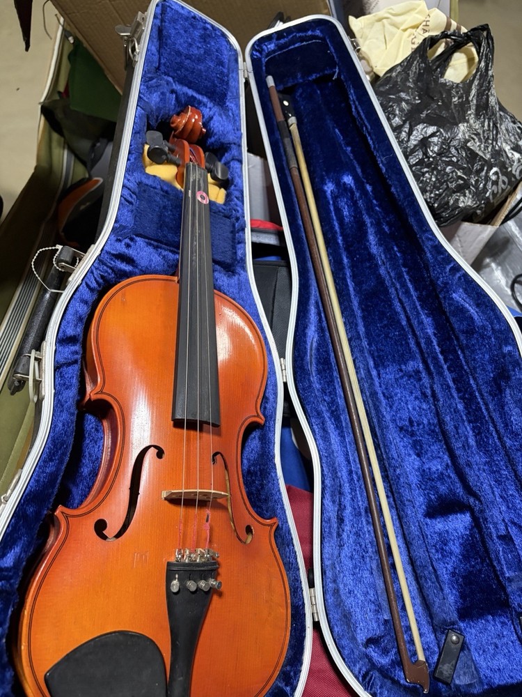 Violin with case and bow