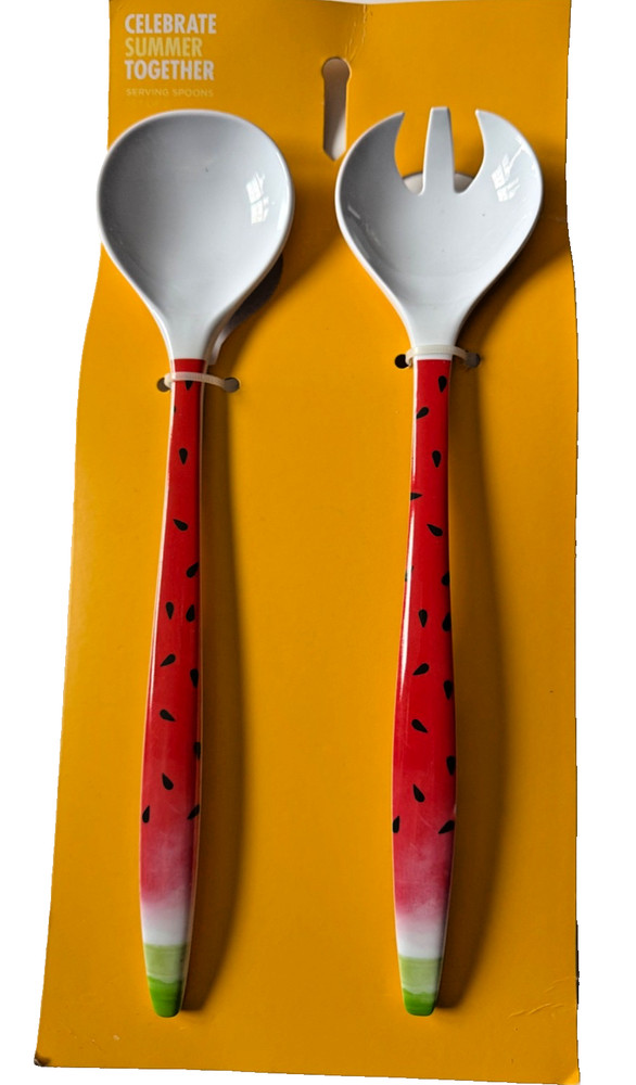 Together Summer Kohl’s Melamine Watermelon 2-pc Spoon Set NEW