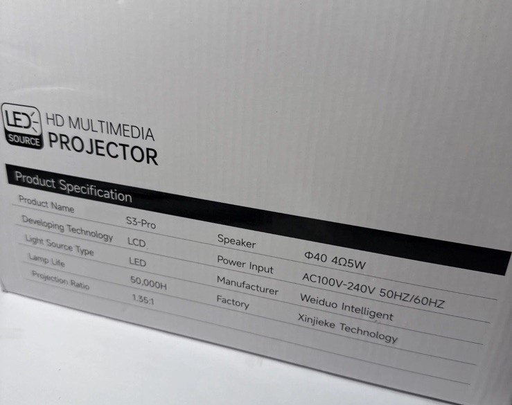 XIAPI PRO Smart Projector
