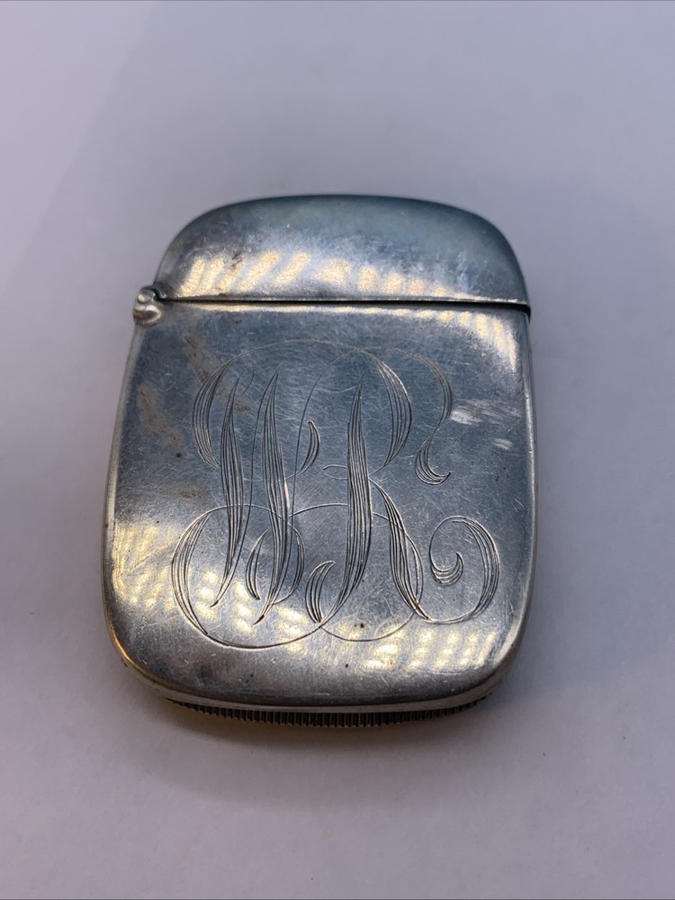 Antique Sterling Silver Match Safe