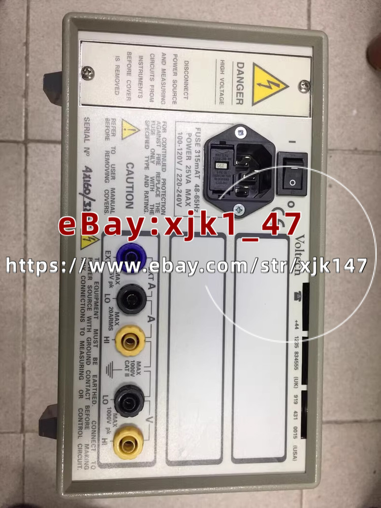 1PCS Voltech PM100 Single Phase Power Analyzer used/xjk