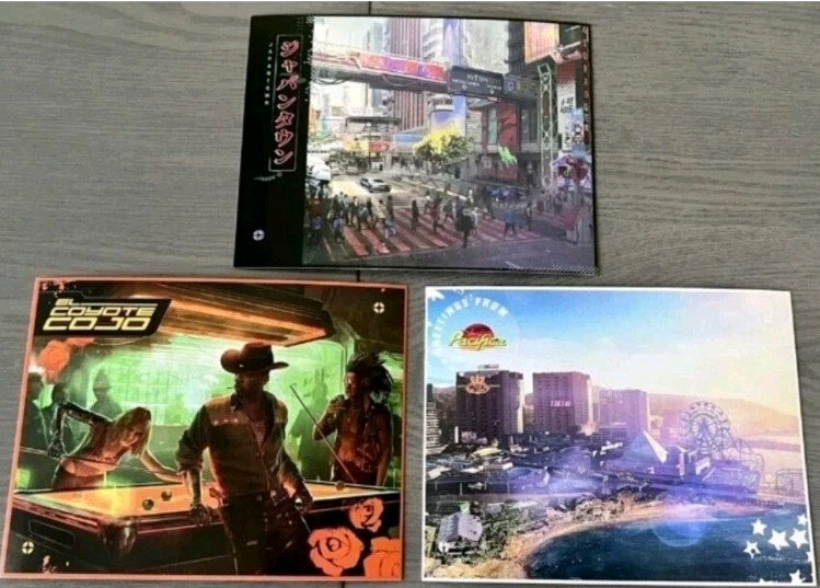 Cyberpunk 2077 Collectors Edition - 3 Postcards Insert Post Cards