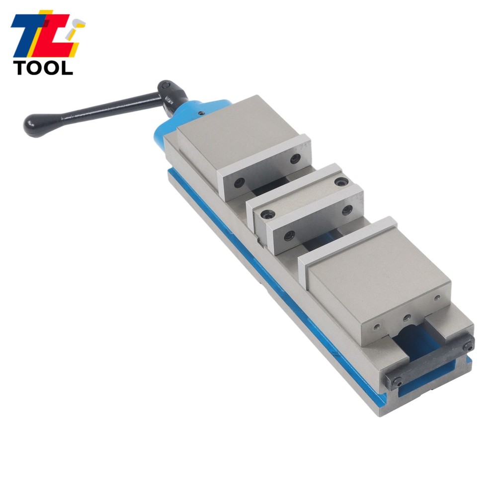 4" Double Lock CNC Precision Vise Milling Machine Vise Double Action Workholding