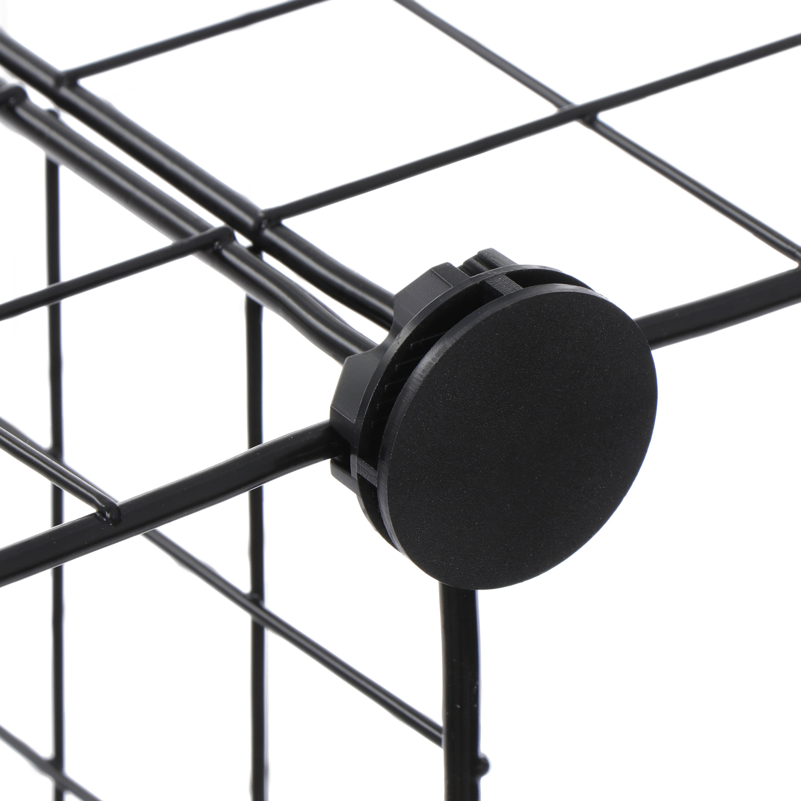 Wire Cube Storage Organizer Shelving 12-Cube Wire Shelves Rack Modular Bookshelf