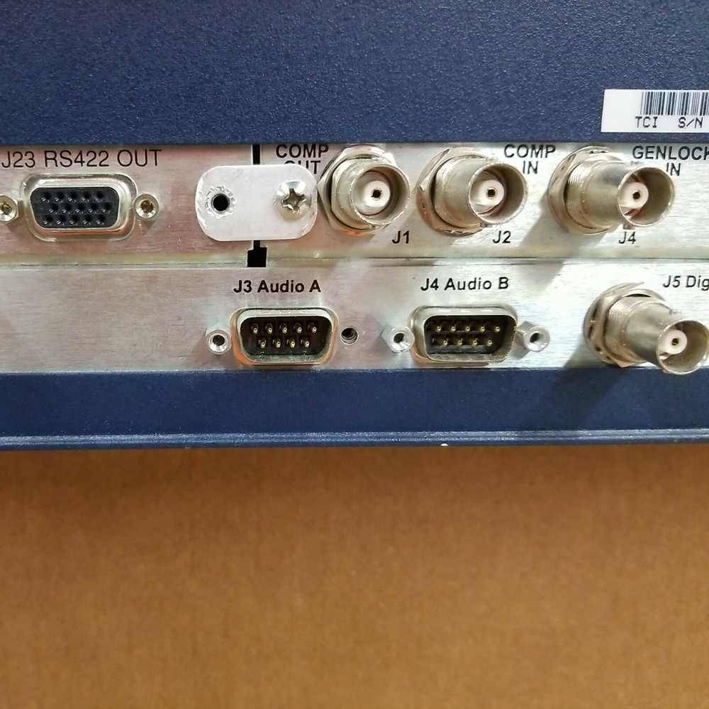 Tiernan Communications TE6 Television Broadcast Station 4:2:2 MPEG-2 Encoder