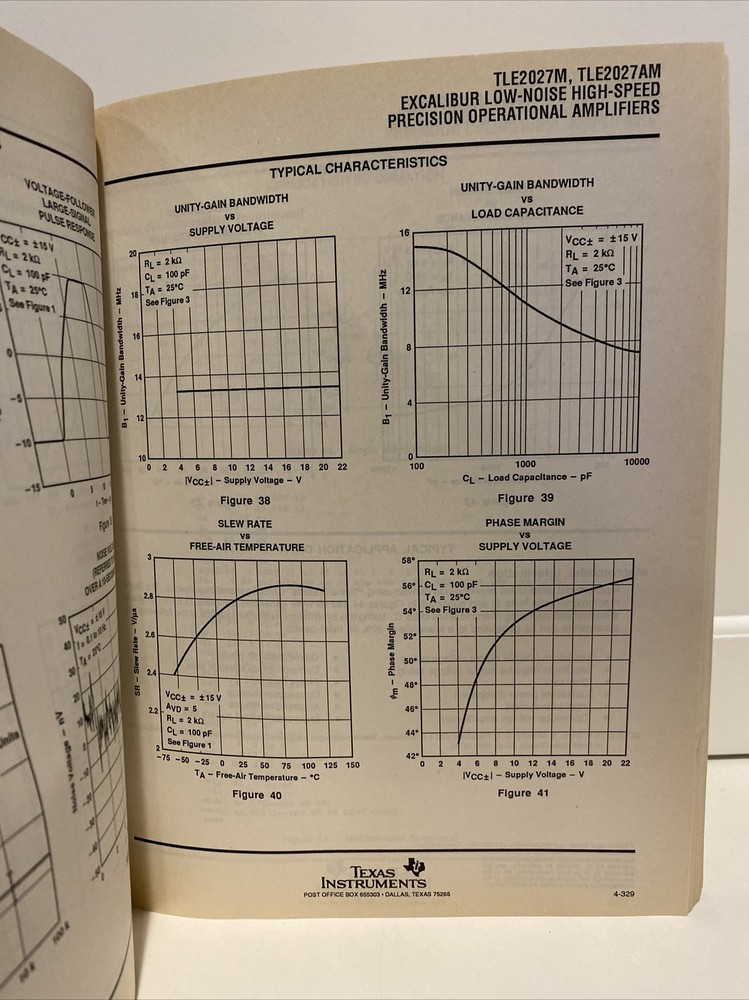 Vtg Texas Instruments Military Linear Circuits Databook 1992 620 pgs EUC