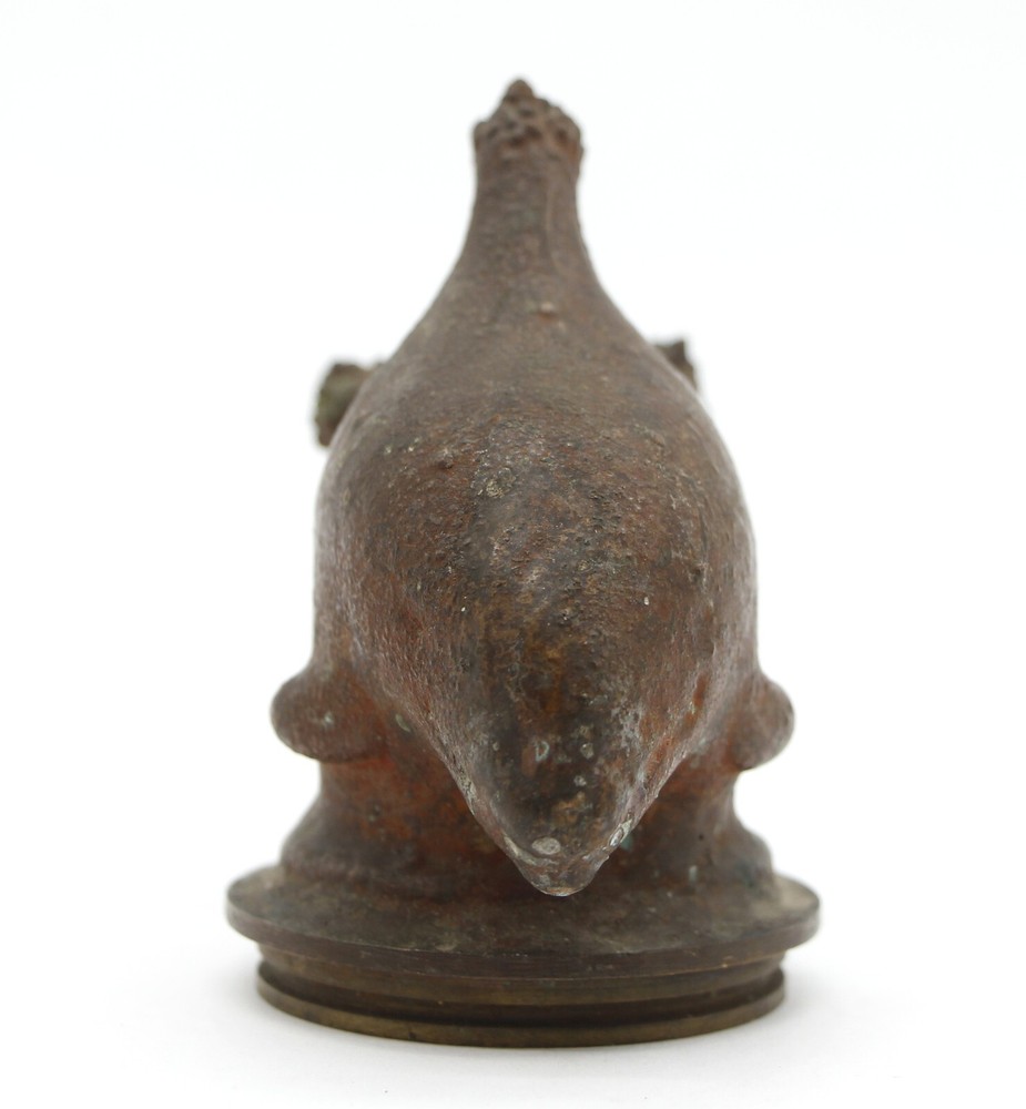 Vintage Bronze Dolphin Mold