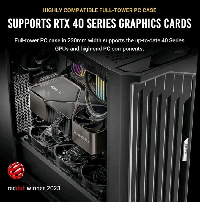 Antec Performance 1 FT Temp. Dual Tempered Glass Full-Tower E-ATX PC Case