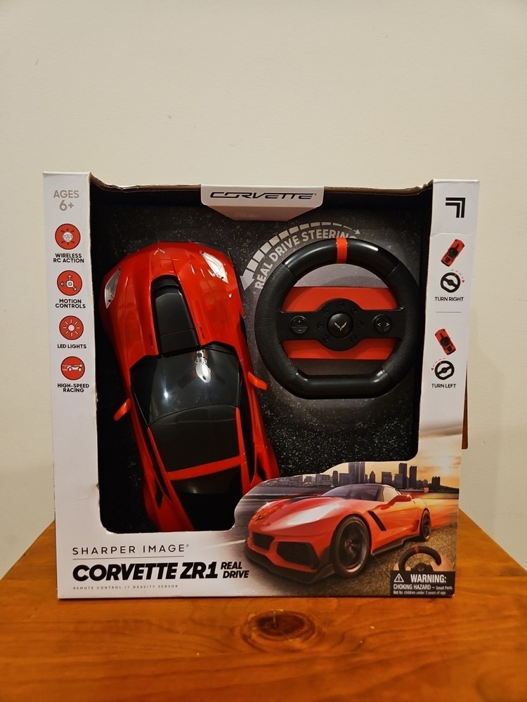 Sharper Image Remote Control 1:16 Scale Real Drive GM Corvette
