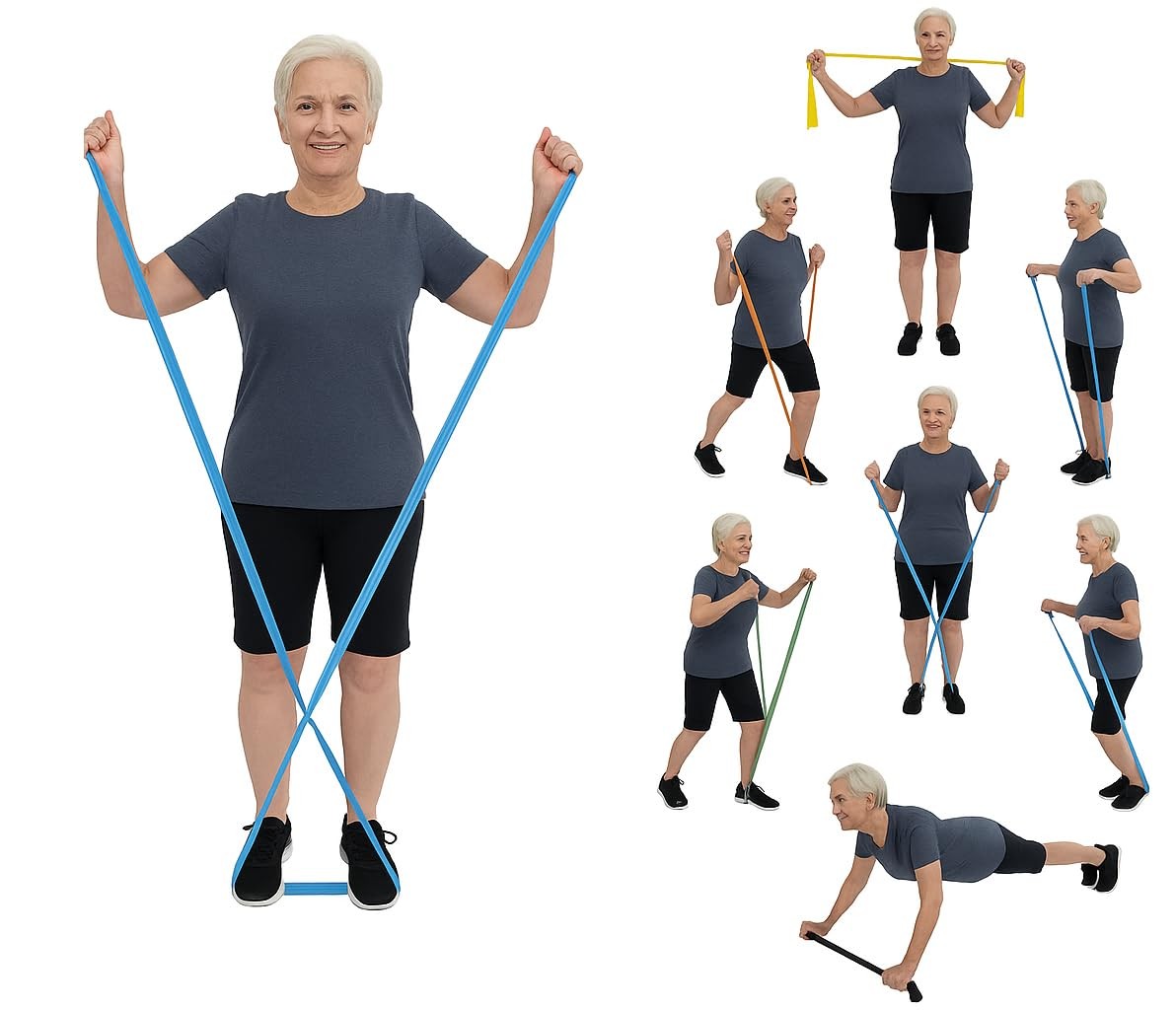 Therapist’s Choice® Resistance Bands for Working Out, Physical Therapy Bands,...