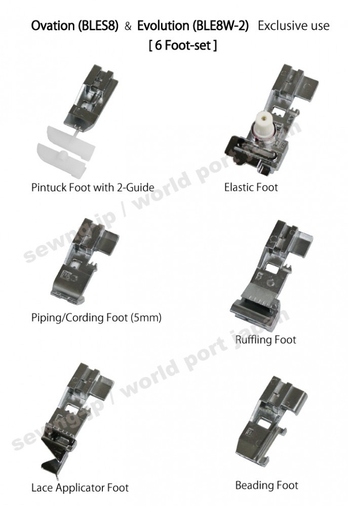 Babylock [Serger Machine + 6 Feet Set] "ALL-in-ONE" Cover Evolution 8-thread