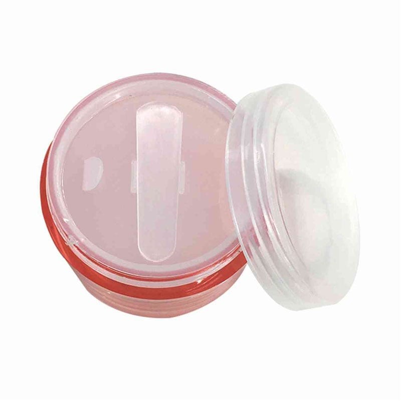 Cream Jar with Spatula 25g 2-Pack – Round Bottom, Multi-Use