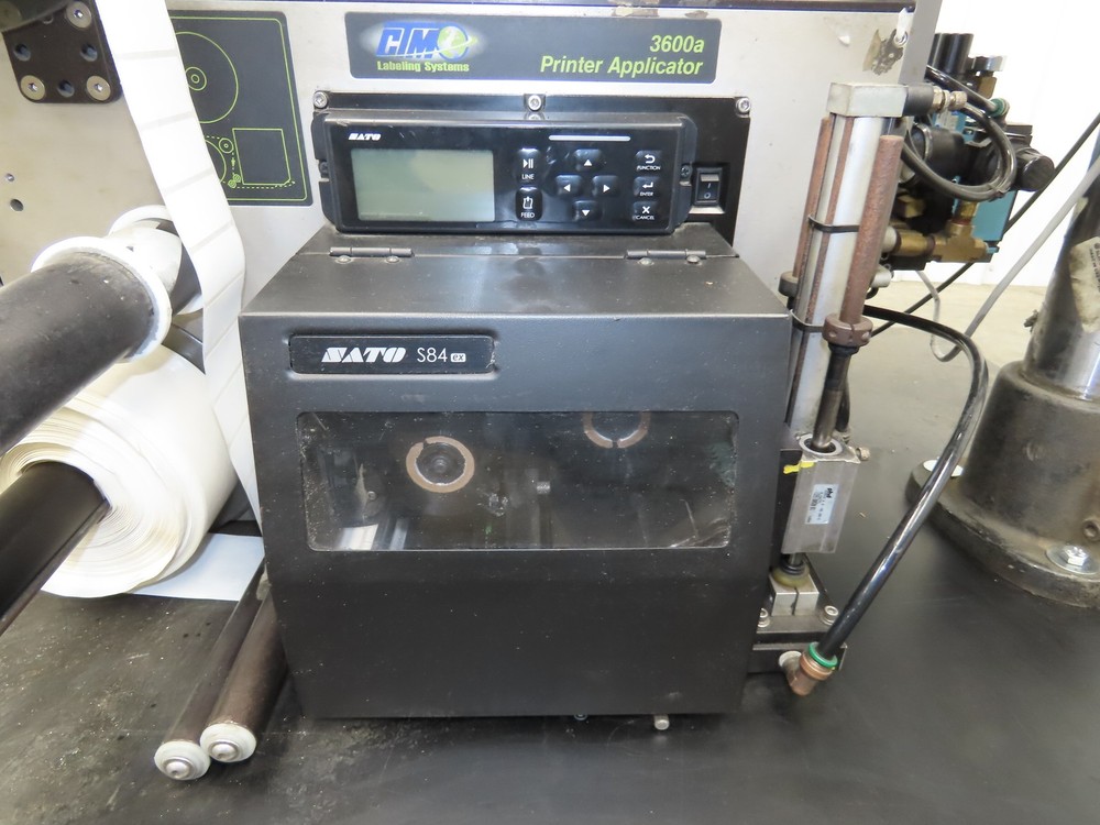 CTM 3600A-S84-EX High Speed Label Applicator SATO Thermal Printer 5" Width