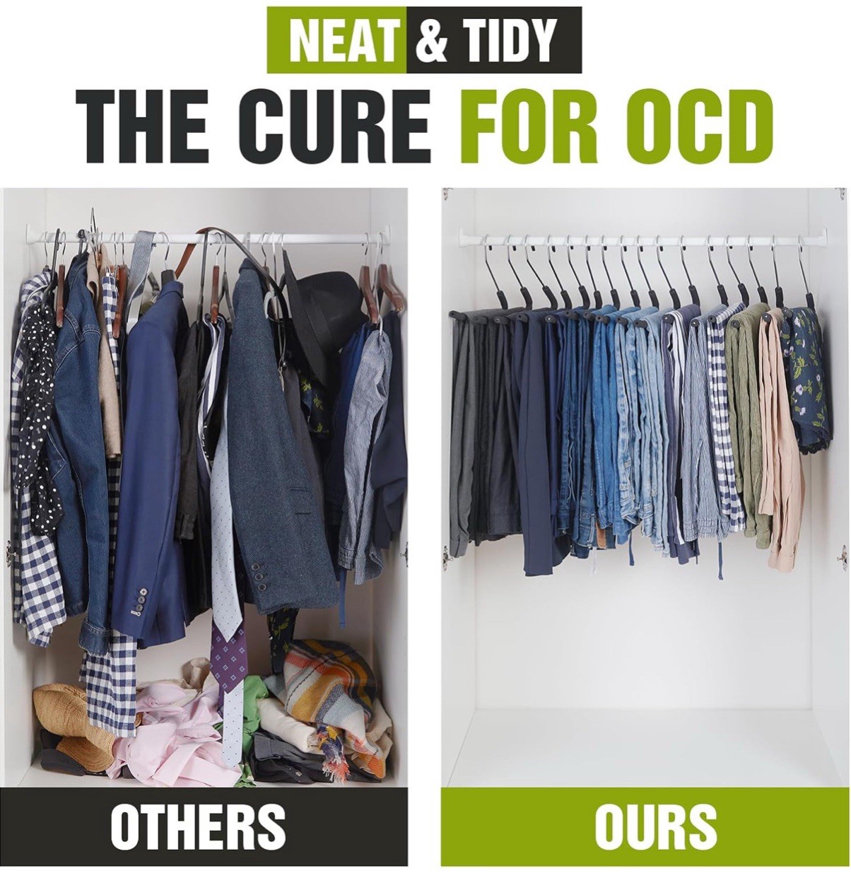 Open Ended Non Slip Sponge Padded Pants Hangers - Chrome Plating Foam Heavy D...