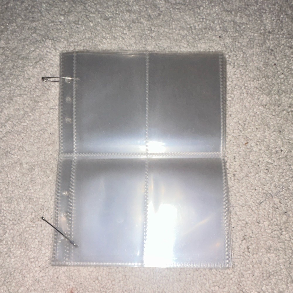 Clear Plastic Photocard Holder/Mini Binder