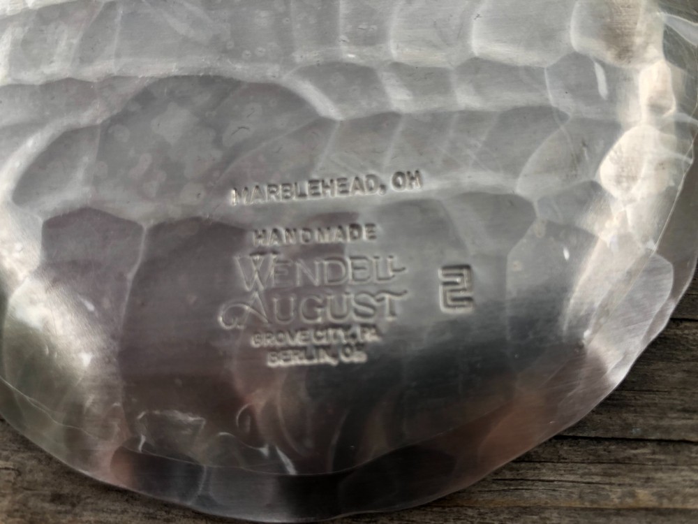 Wendell August Forge Lighthouse Coaster Plate Solid Bronze Marblehead OH 4-3/8"