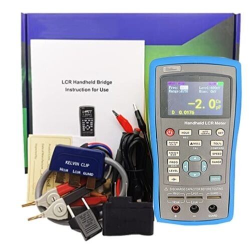 Handheld Multifunction Digital Resistance Inductance Capacitance Meter Tester