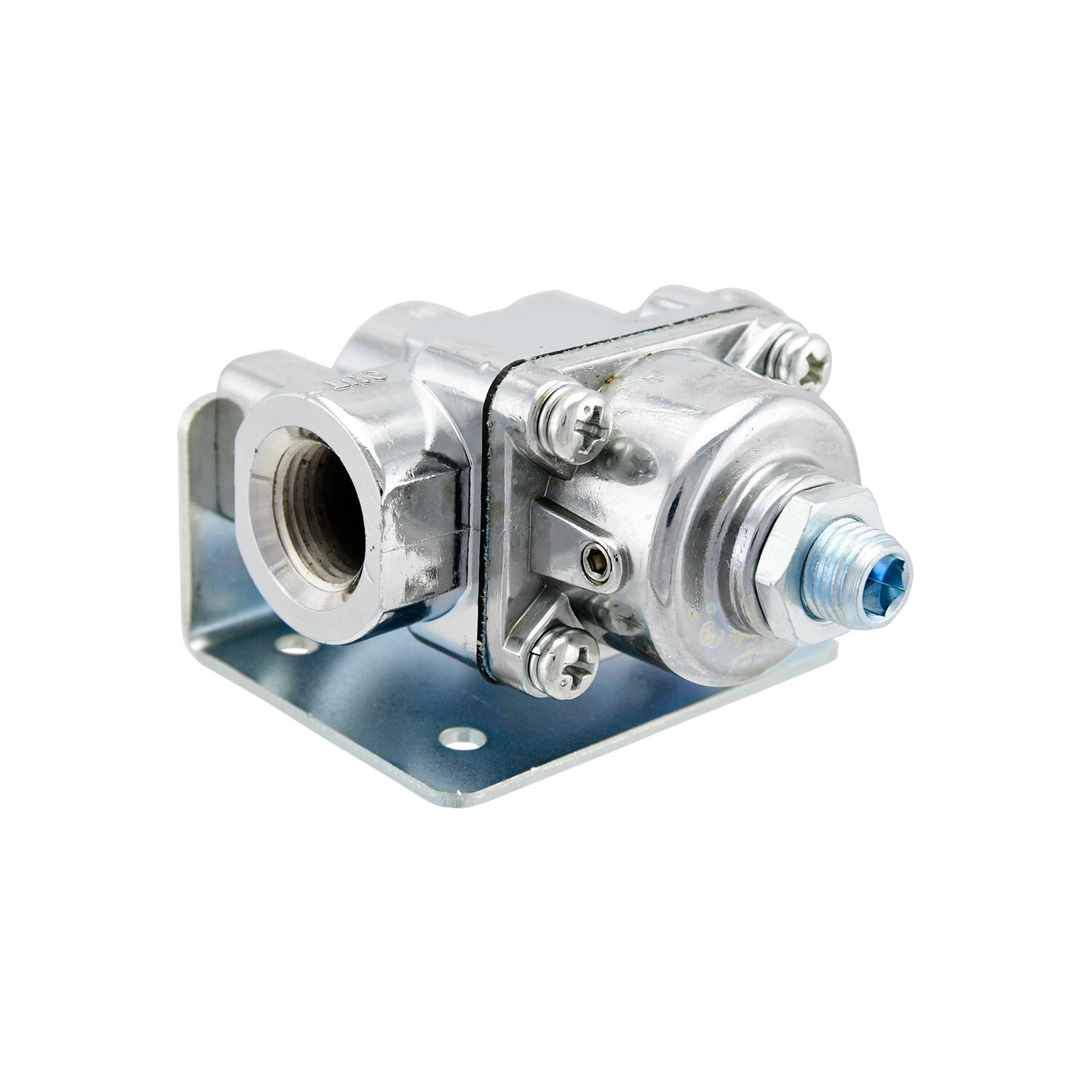 Chrome Adjustable Fuel Low Pressure Regulator 1-4 PSI 3/8" NPT Inlet & Outlet