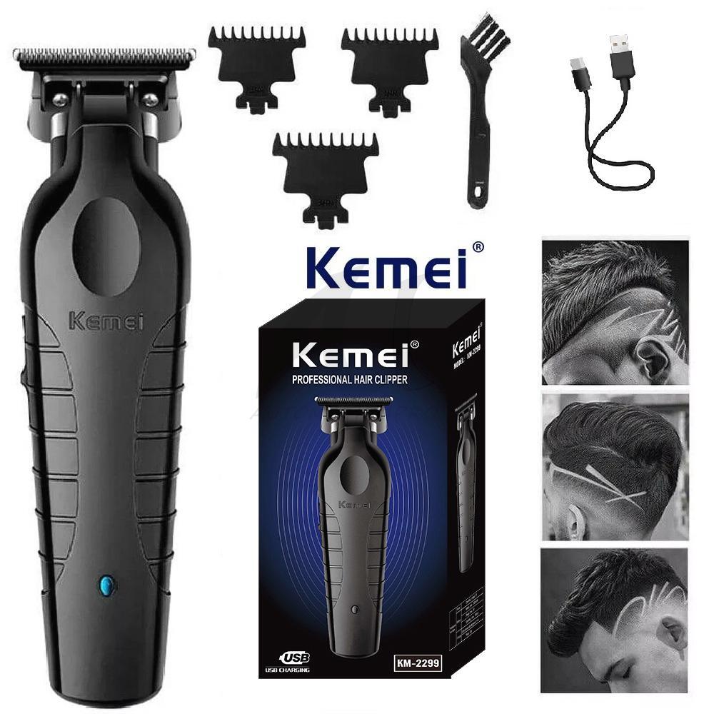 KM-2299 Cordless Electric Hair Trimmer Clipper Professional Cutting Machine