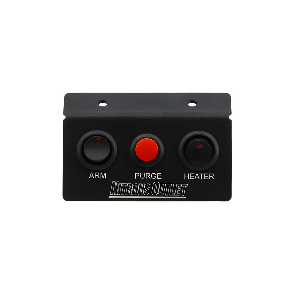 Nitrous Outlet Universal 3 Button Switch Panel - System Arm/Purge/Bottle Heater