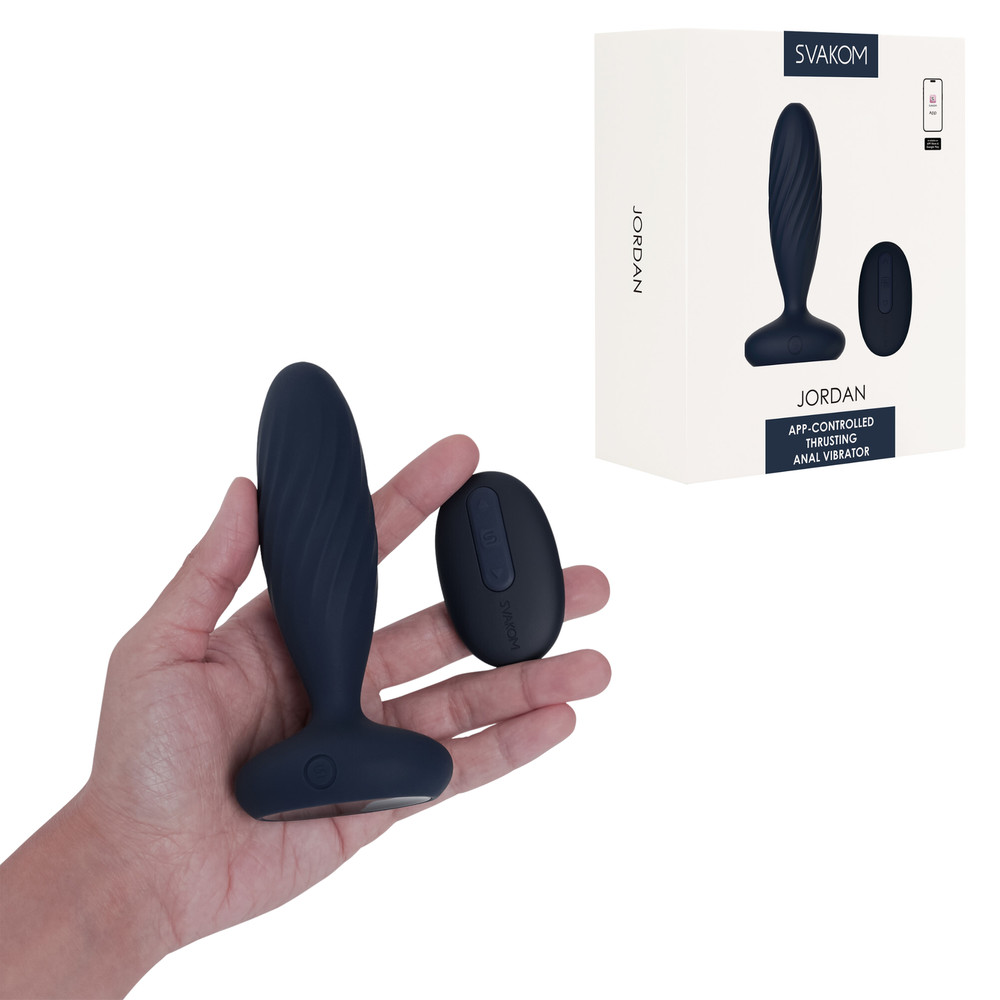 Silicone Thrusting Vibrating Remote Control Butt Plug Anal Probe Backdoor Play