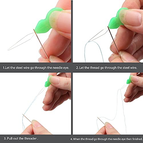 Eketirry Plastic Needle threadersPcs Needle Threader Hand Machine Sewing 50