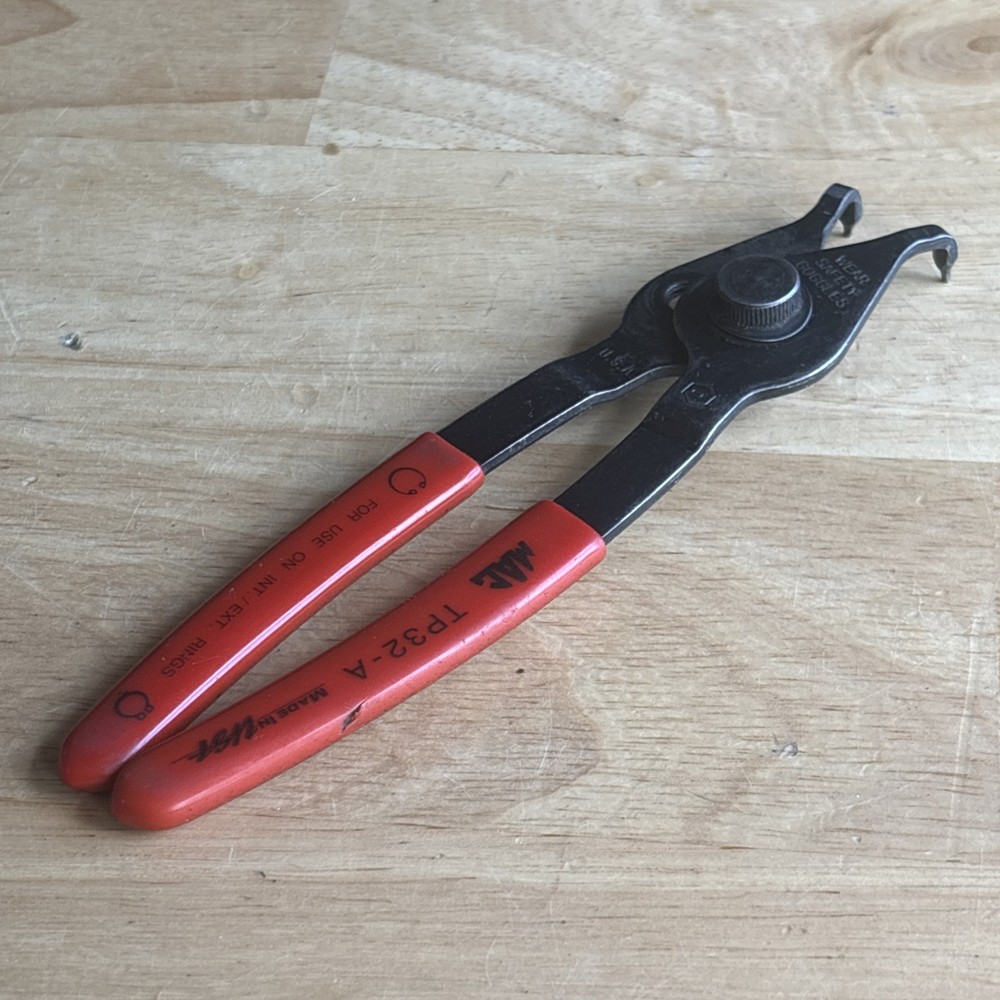 Mac Tools 90 Degree Internal External Snap Ring Pliers Reversible TP32-A USA