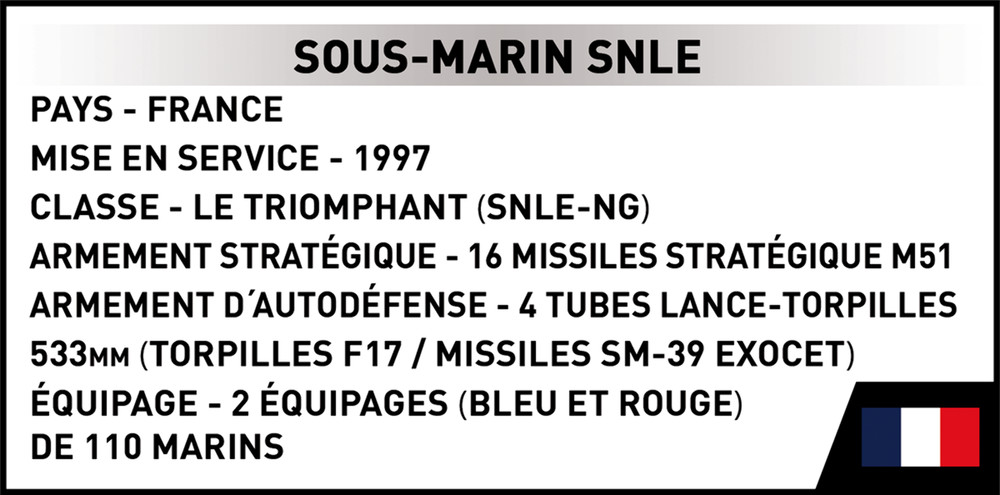 COBI Sous-Marin SNLE Set 4859